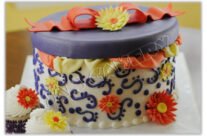 Hat Box Birthday Cake