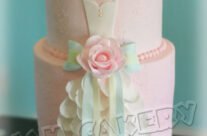 Wedding Dress Bridal Shower cake